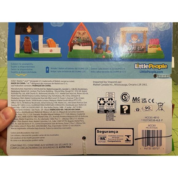 Fisher Price Little People Farmers Market Produce Stand Playset With Figure New - Picture 5 of 9